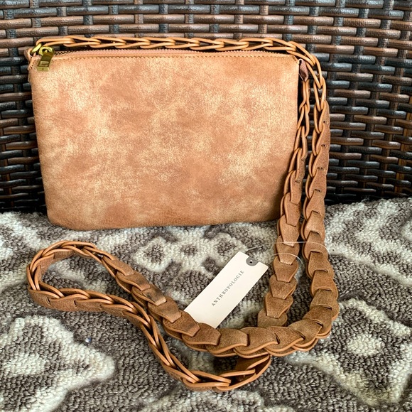 Anthropologie Handbags - NWT By Anthropologie Faux Leather Shoulder or Crossbody Bag